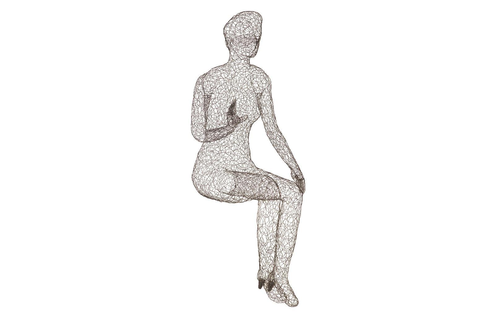 Phillips Collection Crazy Wire Lounging Female DECORATIVE OBJECTS