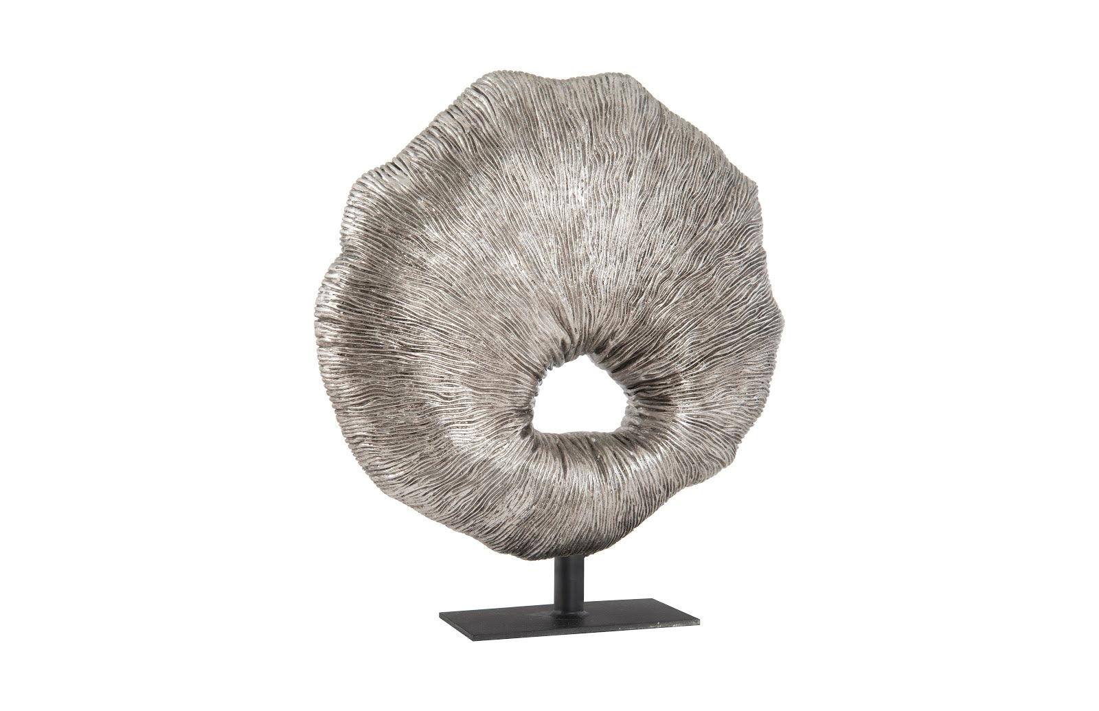 Phillips Collection Fungia Sculpture, Silver Leaf DECORATIVE OBJECTS