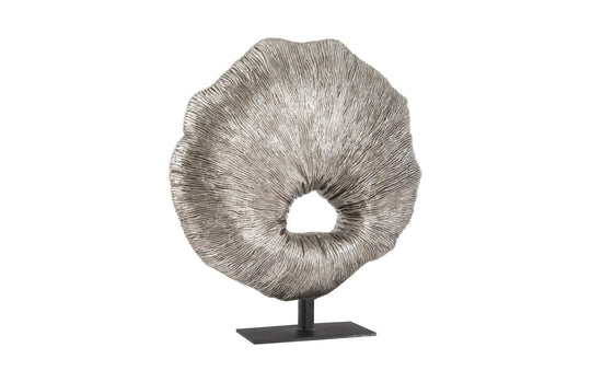 Phillips Collection Fungia Sculpture, Silver Leaf DECORATIVE OBJECTS