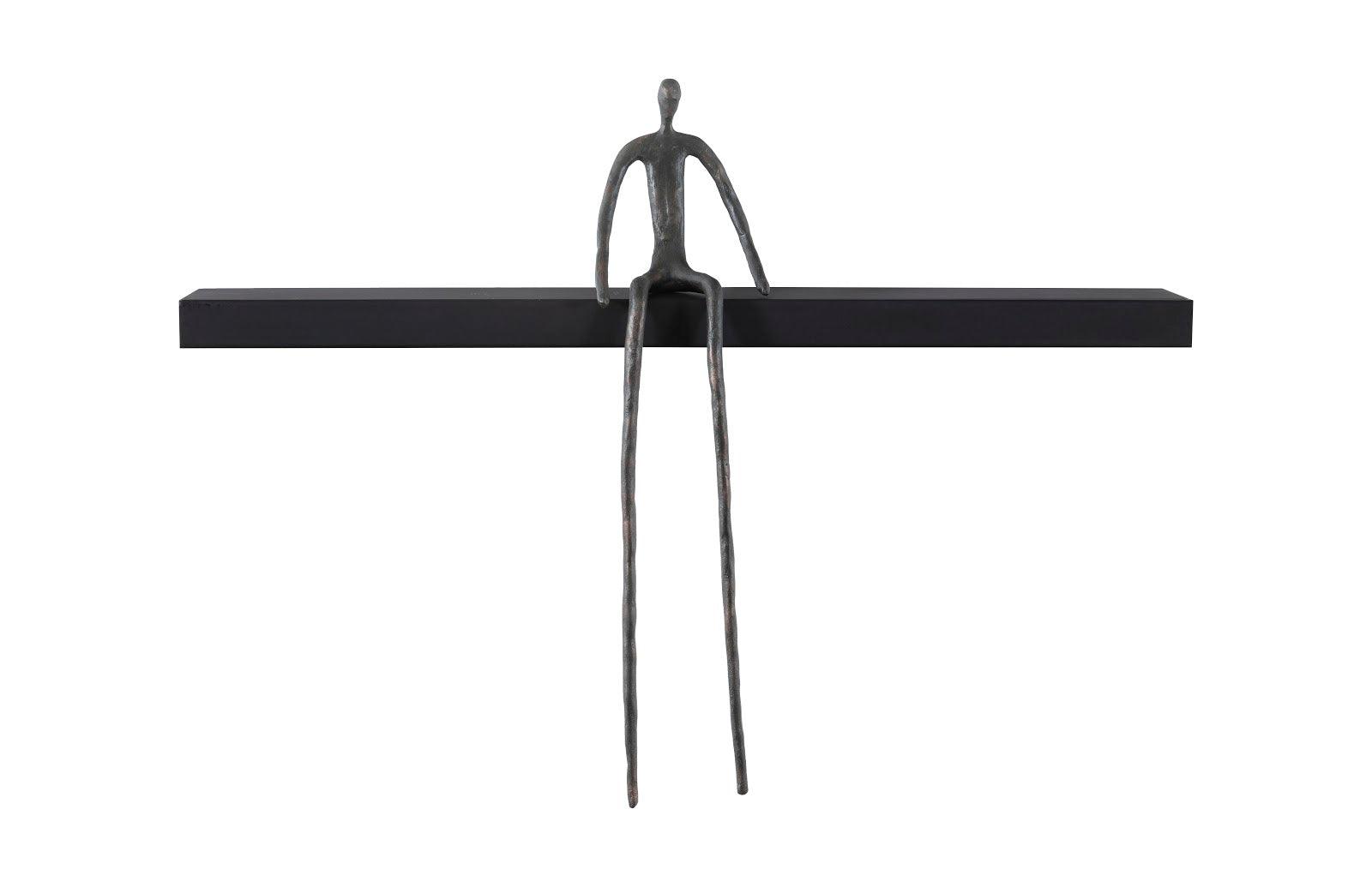 Phillips Collection Moveable Man on Shelf, Sitting, A WALL ACCENTS