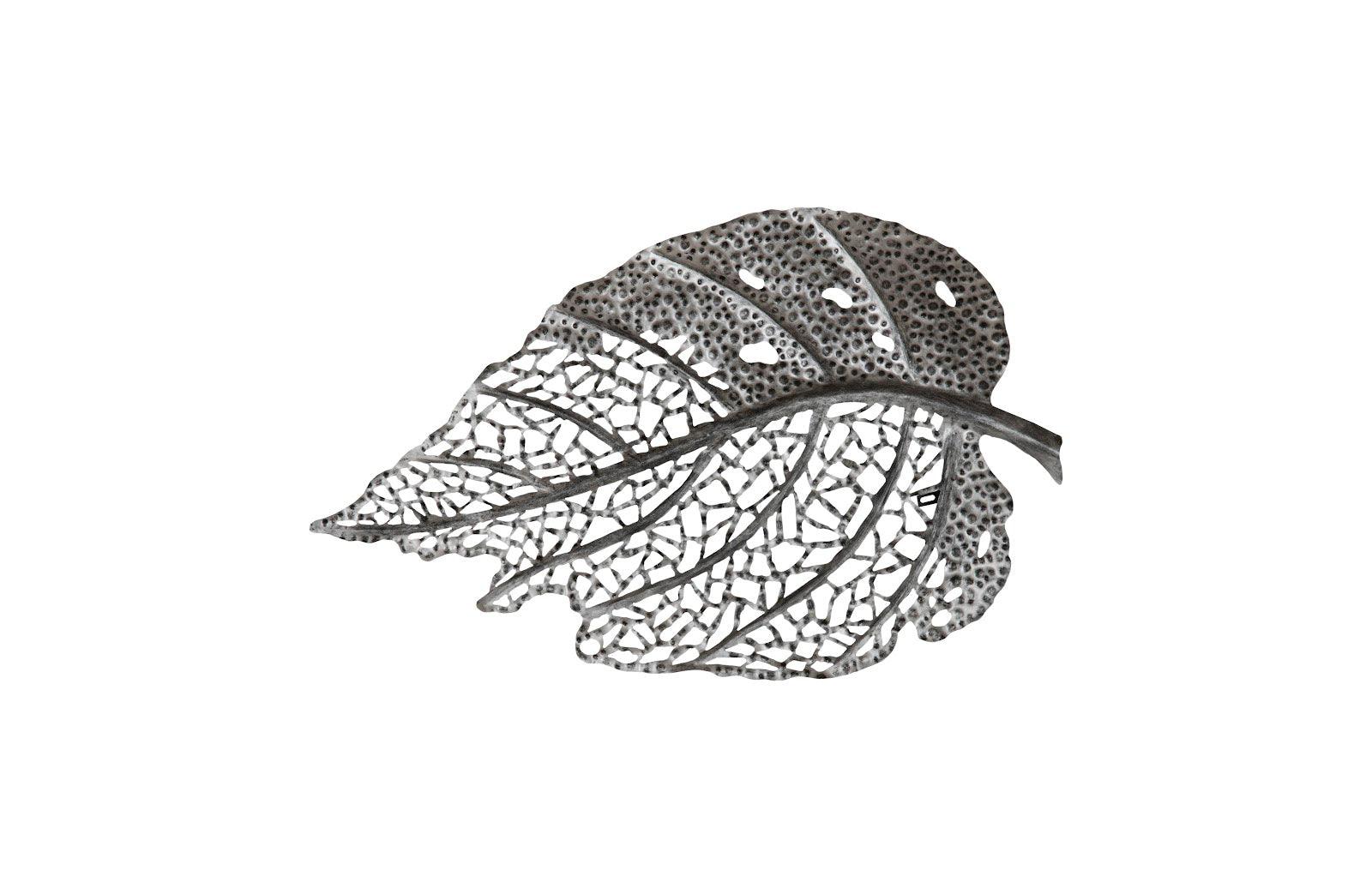 Phillips Collection Birch Leaf Wall Art, Silver, MD WALL ACCENTS