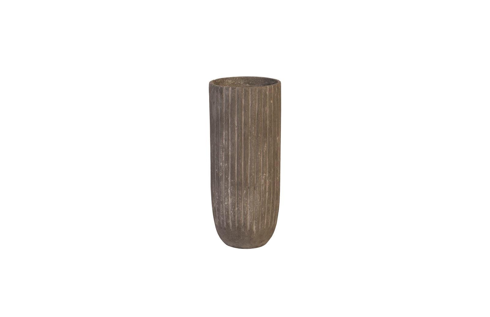 Phillips Collection Lourdes Planter, Medium, Gray PLANTERS