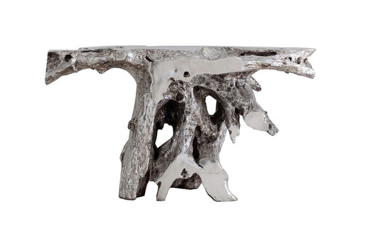 Phillips Collection Brivo Freeform Console Table, Silver Leaf CONSOLE TABLES