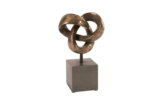 Phillips Collection Trifoil Table Sculpture, Bronze DECORATIVE OBJECTS