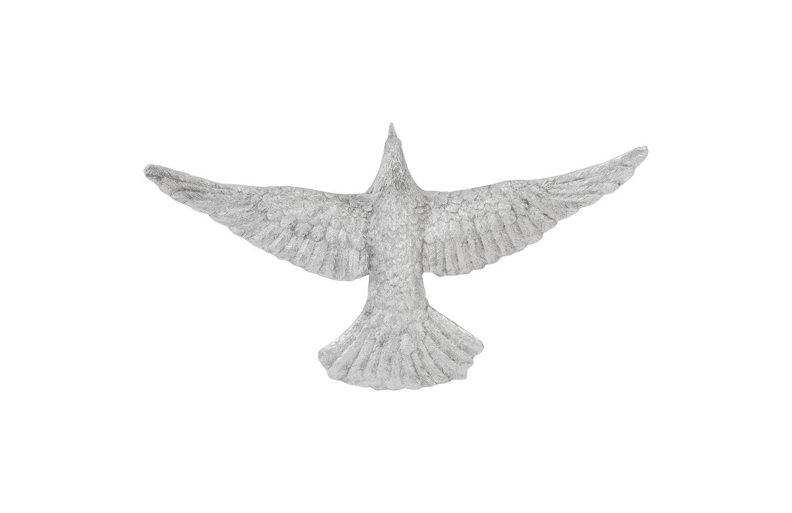Phillips Collection Dove Wall Art, Silver Leaf WALL ACCENTS