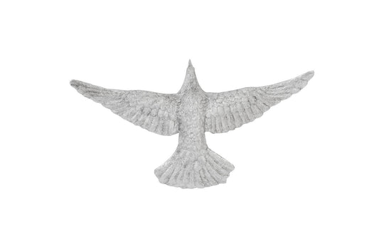 Phillips Collection Dove Wall Art, Silver Leaf WALL ACCENTS