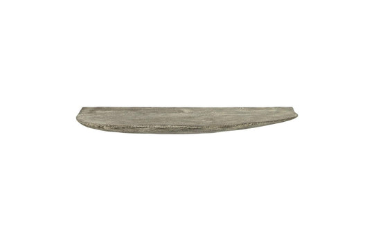 Phillips Collection Floating Wall Shelf, Gray Stone, Small BOOKCASES + SHELVES