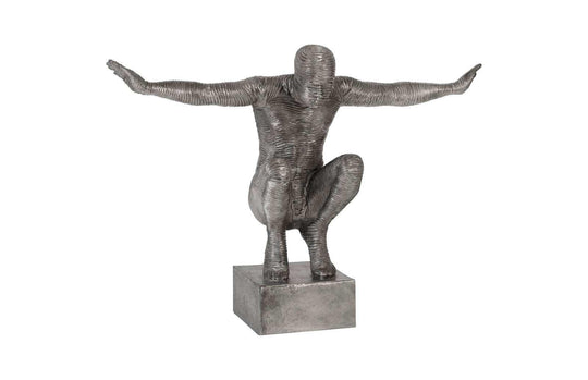 Phillips Collection Outstretched Arms Sculpture, Aluminum, Large DECORATIVE OBJECTS