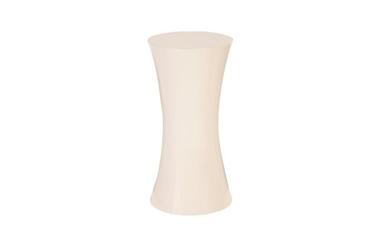 Phillips Collection Ave Pedestal, Gel Coat White ACCENT TABLES