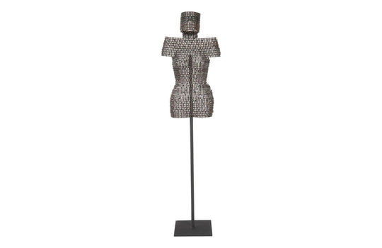 Phillips Collection Chain Bust Sculpture on Stand DECORATIVE OBJECTS