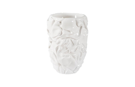 Phillips Collection Drape Planter, Gel Coat White PLANTERS