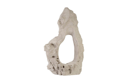 Phillips Collection Colossal Cast Stone Sculpture, Single Hole, Roman Stone DECORATIVE OBJECTS