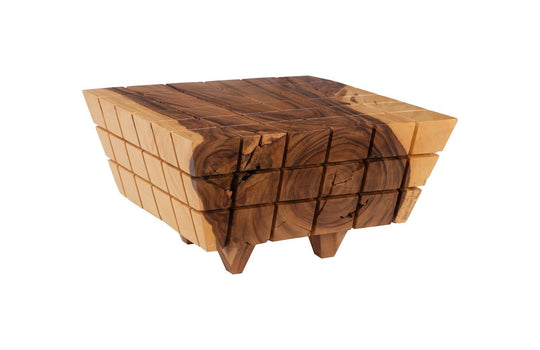 Phillips Collection Cubed Coffee Table, Natural COFFEE TABLES