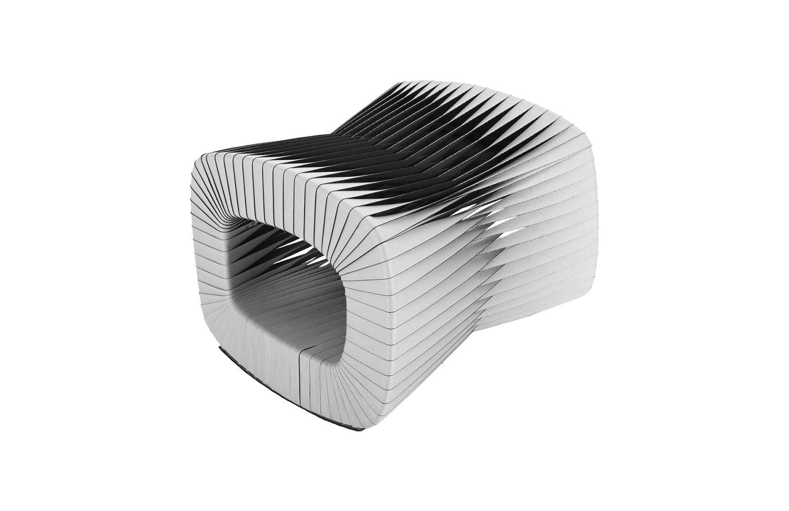 Seat Belt Ottoman - Thumbnail 2