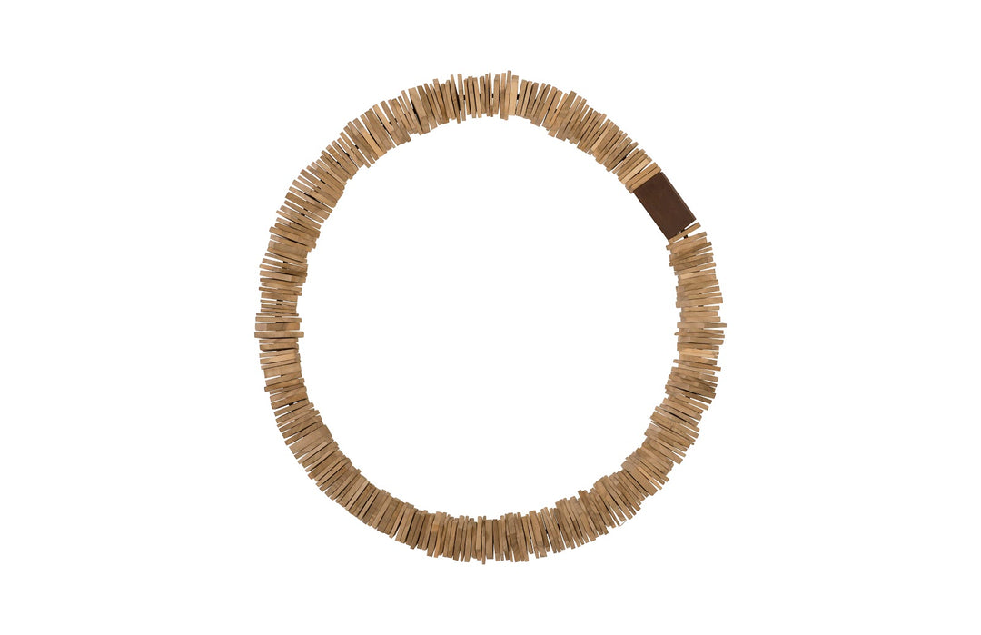 Stacked Wall Ring,  Bleached, LG - Phillips Collection - AmericanHomeFurniture