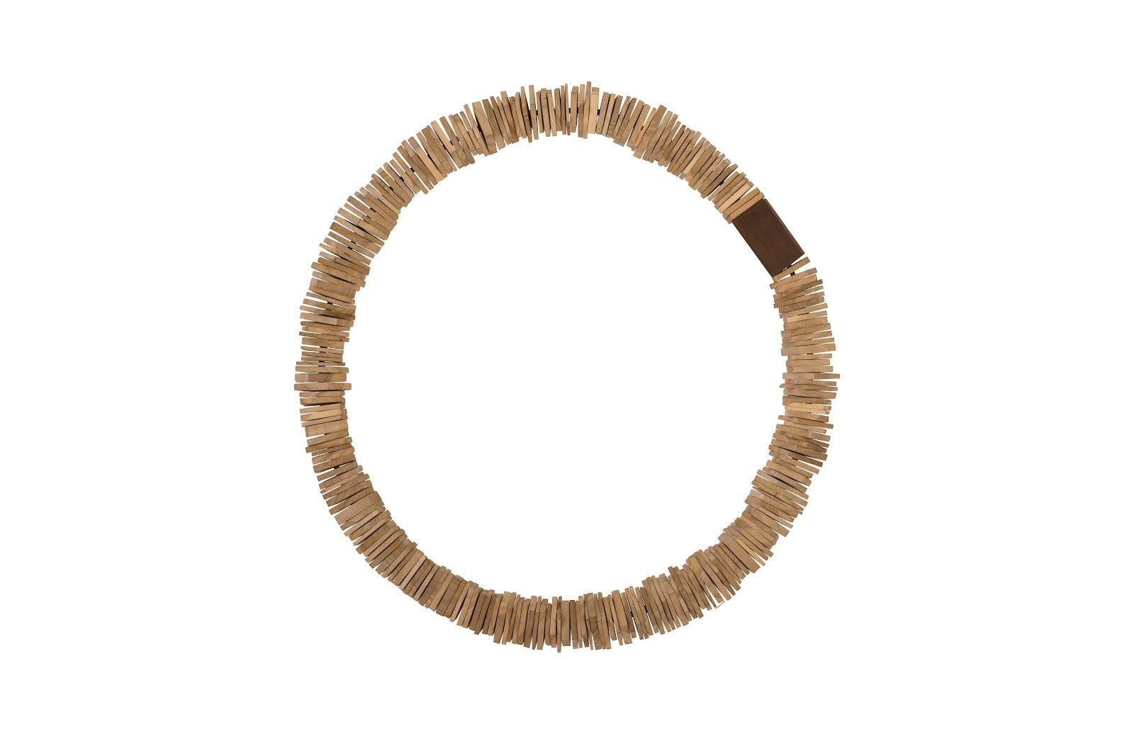 Phillips Collection Stacked Wall Ring,  Bleached, LG WALL ACCENTS