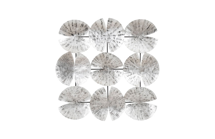 Ginkgo Leaf Wall Art, 9 Leaves, Silver - Phillips Collection - AmericanHomeFurniture