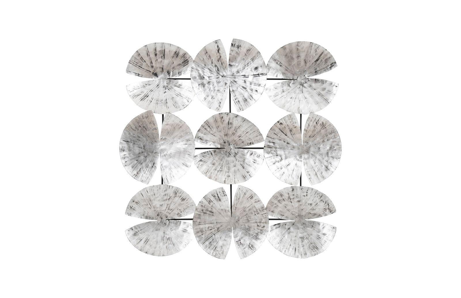 Phillips Collection Ginkgo Leaf Wall Art, 9 Leaves, Silver WALL ACCENTS