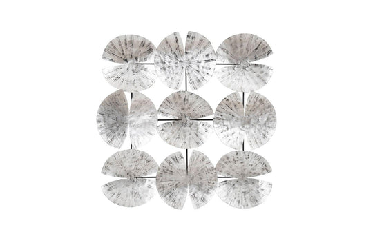 Phillips Collection Ginkgo Leaf Wall Art, 9 Leaves, Silver WALL ACCENTS