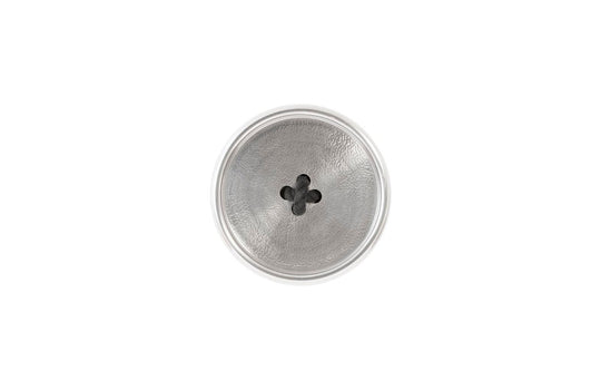 Phillips Collection Button Wall Tile, Hammered Metal, Aluminum Finish WALL ACCENTS