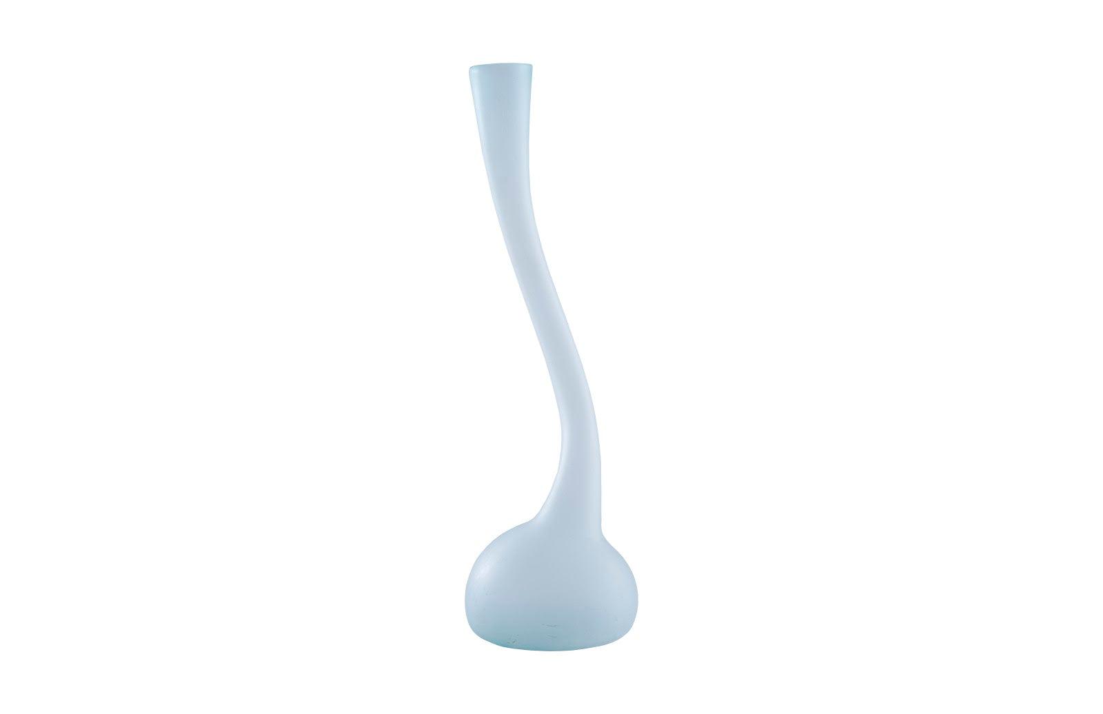 Phillips Collection Frosted Corkscrew Vase, MD VASES, JARS, + BOTTLES