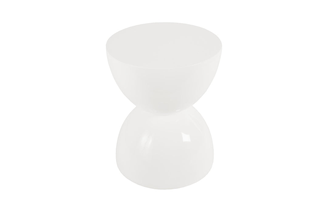 Totem Stool, White Gel Coat, LG - Phillips Collection - AmericanHomeFurniture