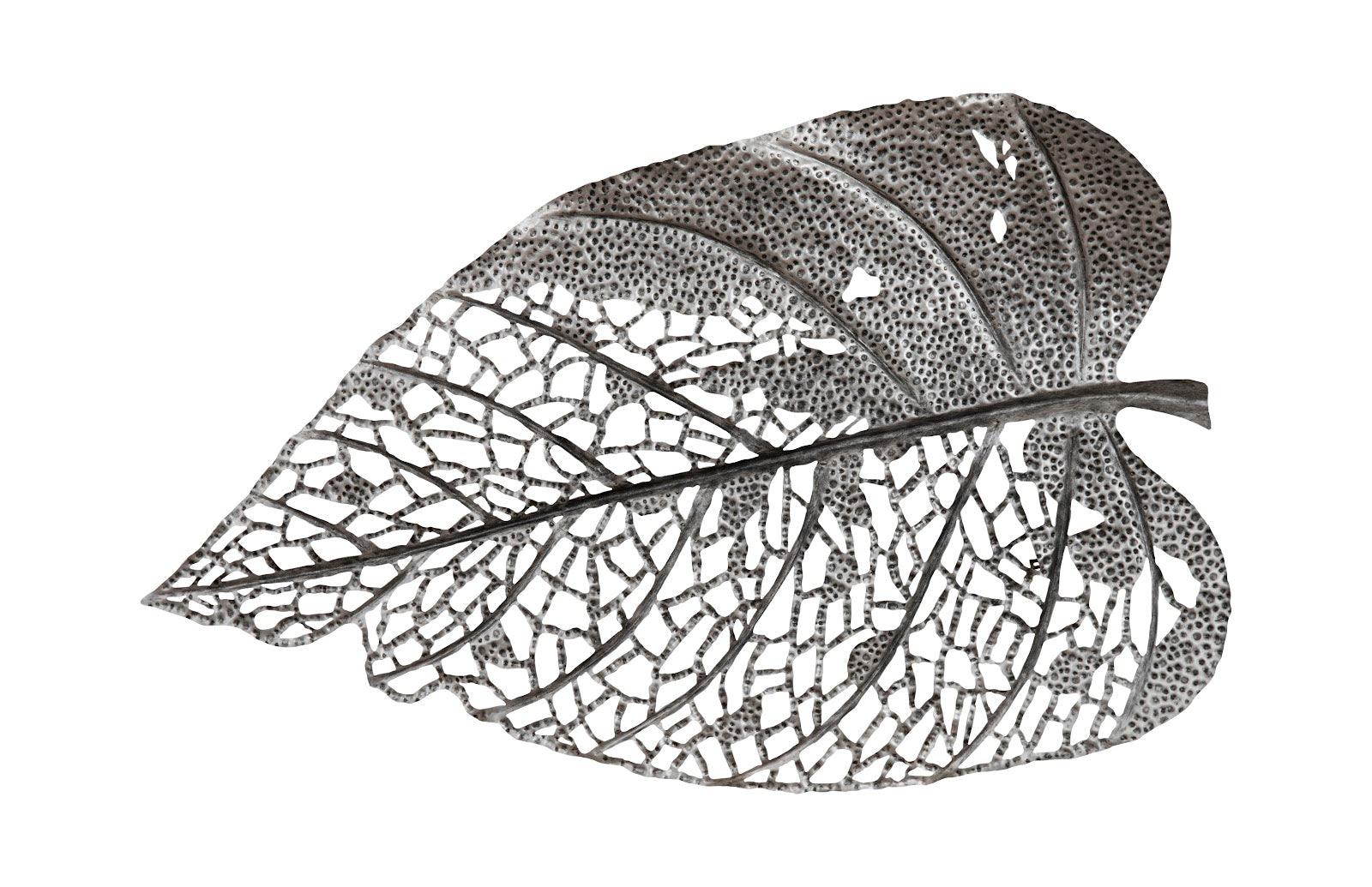 Phillips Collection Birch Leaf Wall Art, Silver, XL WALL ACCENTS