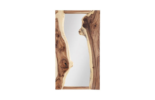 Phillips Collection River Mirror, Chamcha Wood, Natural DECORATIVE OBJECTS