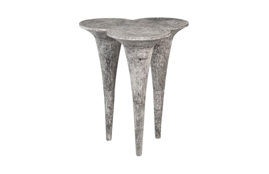 Phillips Collection Marley Bar Table, Chamcha Wood, Gray Stone Finish BAR + BAR CARTS