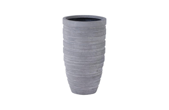 Phillips Collection June Slim Planter, Raw Gray, SM PLANTERS