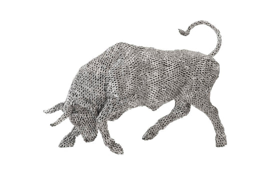 Phillips Collection Bull Pipe Sculpture, Stainless Steel DECORATIVE OBJECTS