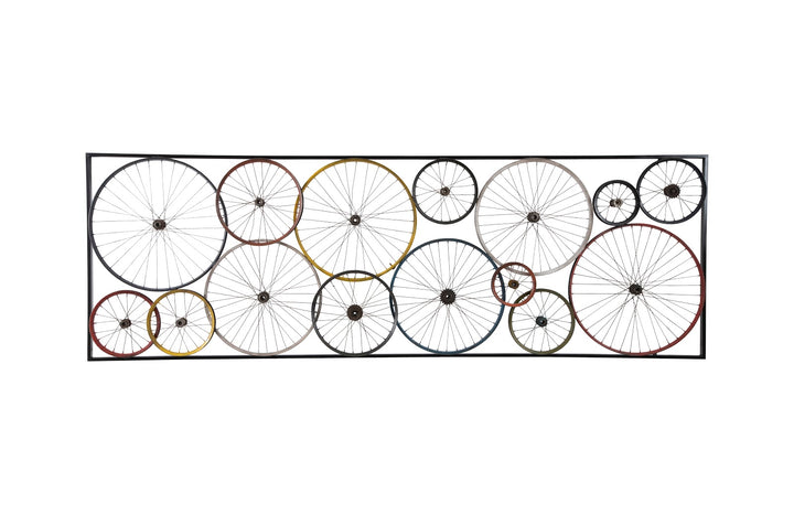 Bicycle Wheel Wall Art, Assorted - Phillips Collection - AmericanHomeFurniture