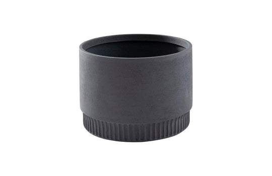 Phillips Collection Harvest Planter, Large, Dark Gray PLANTERS
