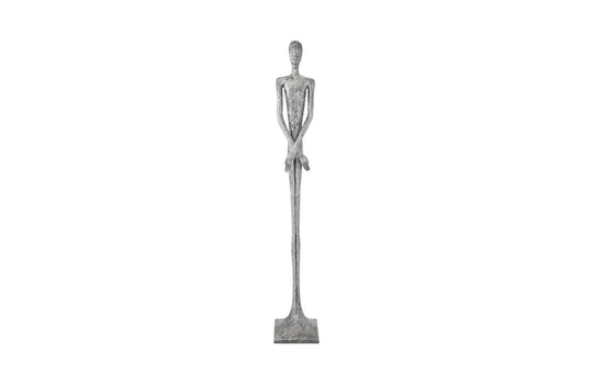 Phillips Collection Lloyd Sculpture, Resin, Liquid Silver DECORATIVE OBJECTS