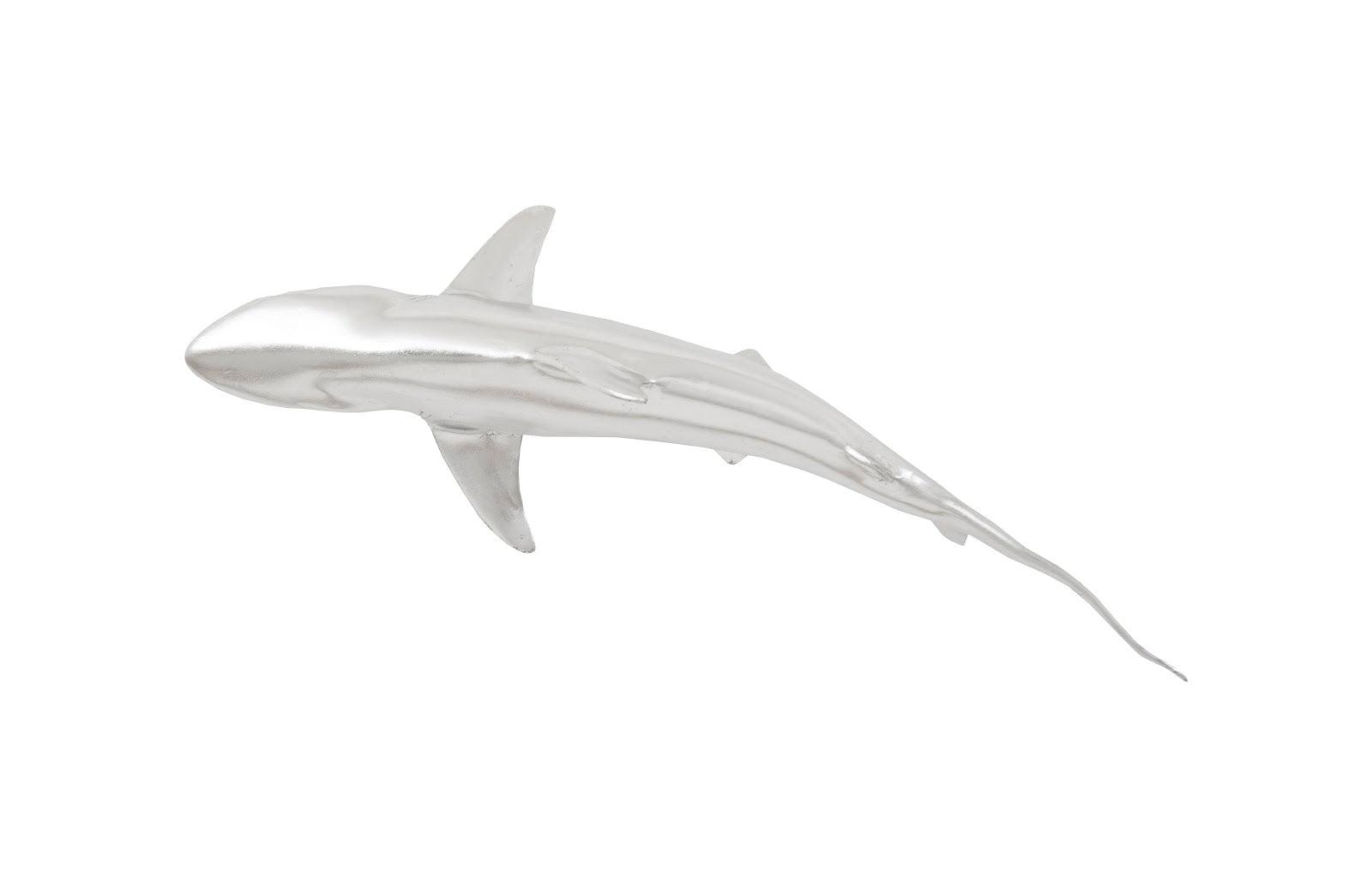 Phillips Collection Whaler Shark, Silver Leaf WALL ACCENTS