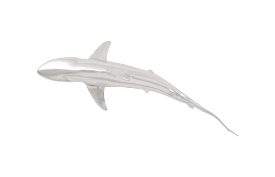 Phillips Collection Whaler Shark, Silver Leaf WALL ACCENTS
