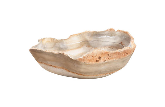 Phillips Collection Cast Onyx Bowl, Faux Finish, Small DECORATIVE TRAYS, PLATES, + BOWLS