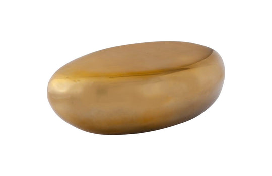 Phillips Collection River Stone Coffee Table, Small, Liquid Gold COFFEE TABLES