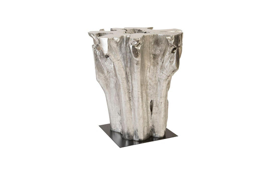 Phillips Collection Freeform Bar Table, Silver Leaf BAR + BAR CARTS
