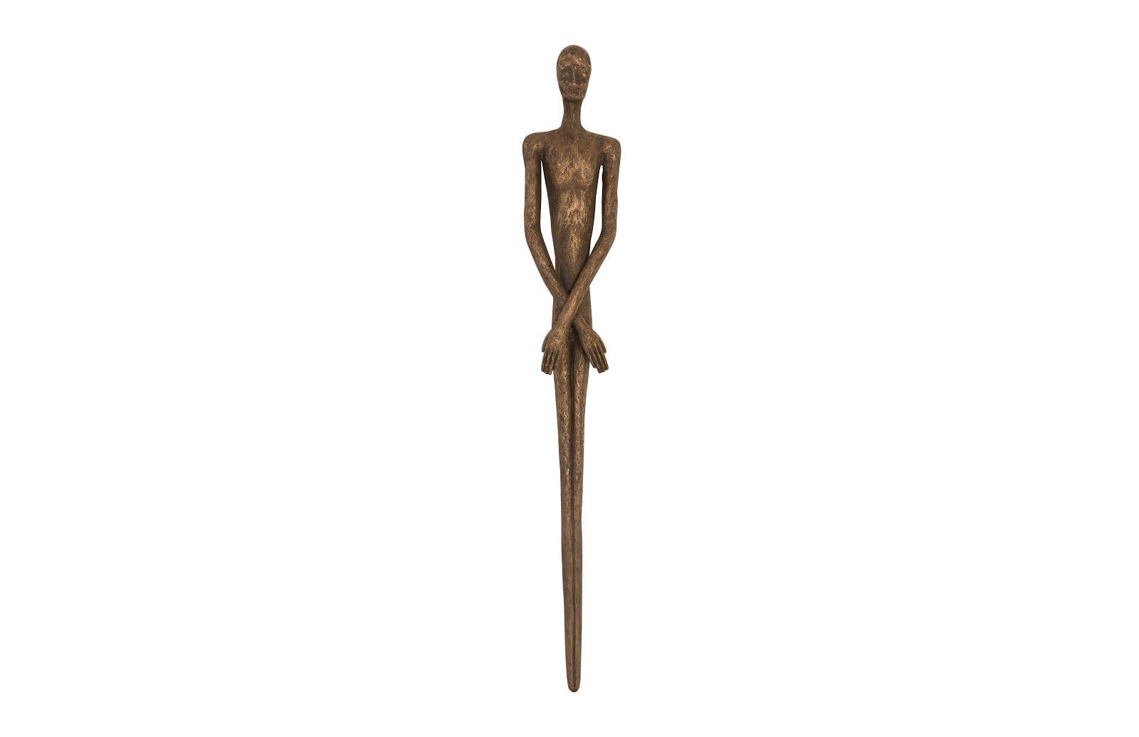 Phillips Collection Lloyd Wall Sculpture, Resin, Bronze Finish WALL ACCENTS