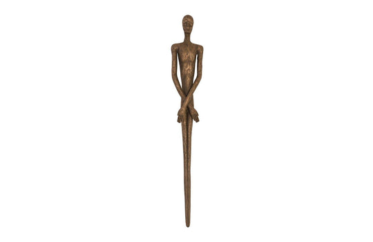 Phillips Collection Lloyd Wall Sculpture, Resin, Bronze Finish WALL ACCENTS