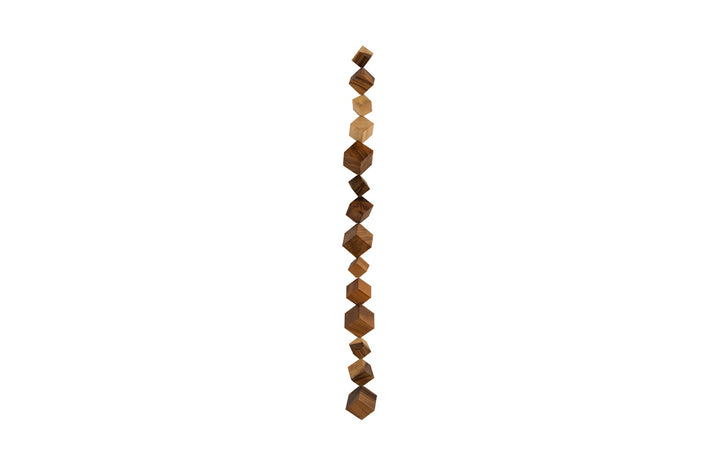 Dice Wall Art, Chamcha Wood, Natural - Phillips Collection - AmericanHomeFurniture