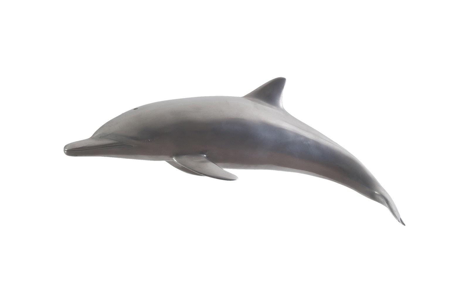 Phillips Collection Dolphin, Polished Aluminum WALL ACCENTS