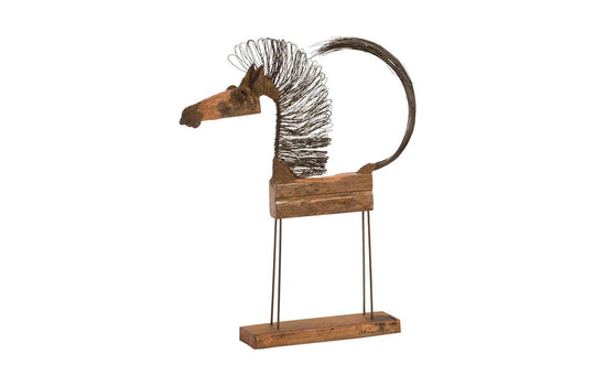 Phillips Collection Wire Horse Sculpture, SM Body DECORATIVE OBJECTS