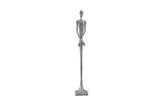 Phillips Collection Lloyd Sculpture, Resin, Silver Leaf DECORATIVE OBJECTS