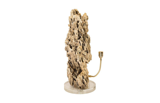Phillips Collection Stalagmite Lamp Polished Brass, MD, Glass Base, Assorted Size and Shape TABLE LAMPS