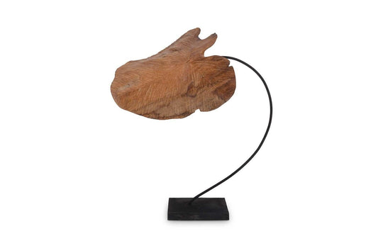 Phillips Collection Carved Leaf Sculpture, LG DECORATIVE OBJECTS