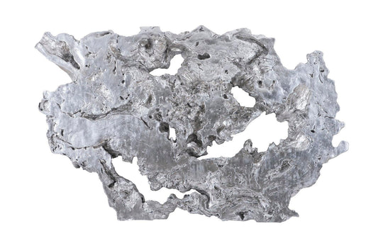 Phillips Collection Burled Root Wall Art, Large, Silver Leaf WALL ACCENTS