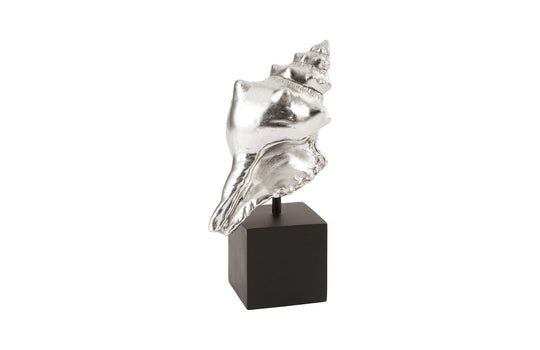 Phillips Collection Conch Table Sculpture, Silver Leaf DECORATIVE OBJECTS