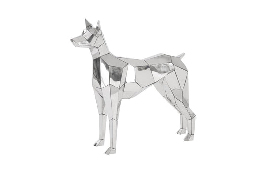 Phillips Collection Crazy Cut Dog, Stainless Steel, Silver DECORATIVE OBJECTS